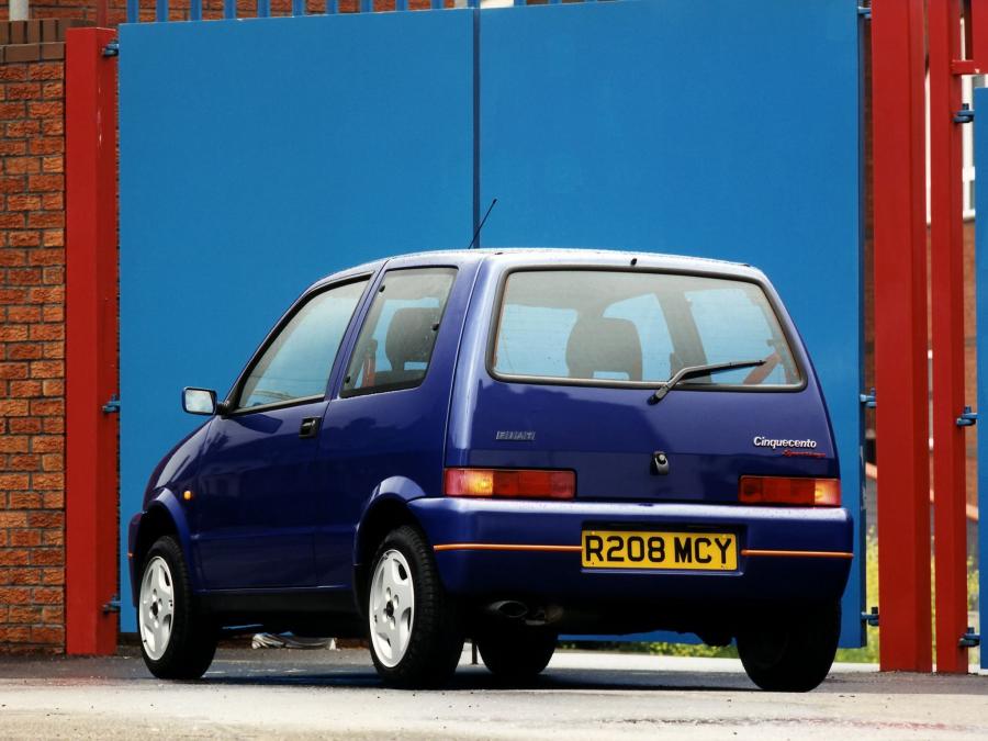  Fiat Cinquecento Sporting 1995 года  (UK) (фото 8 из 8)
